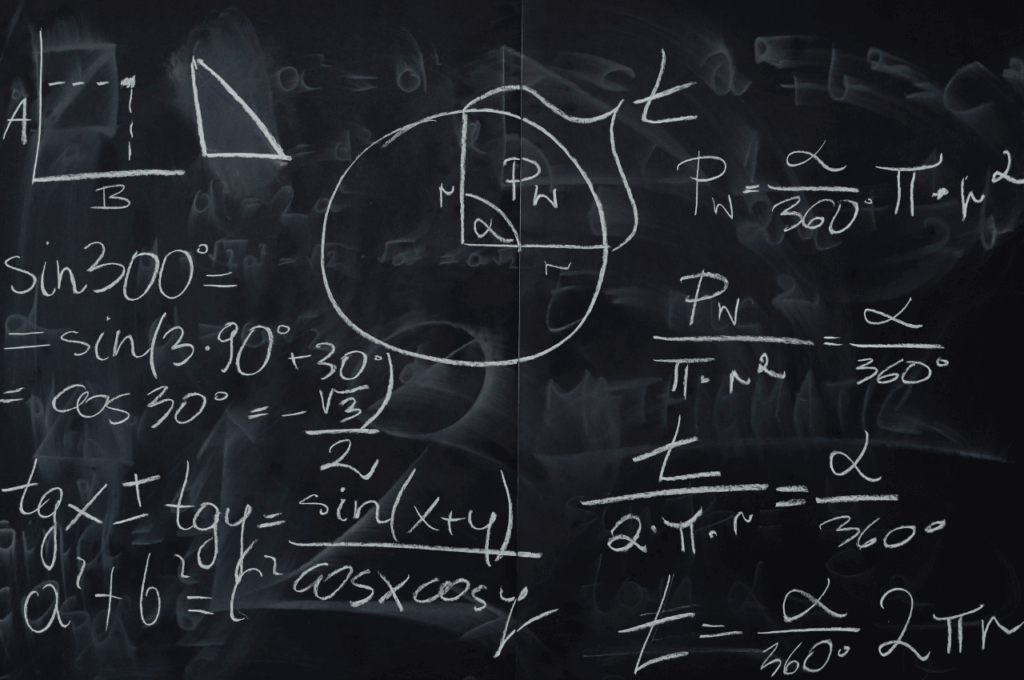 The image shows a dry erase board with the steps for solving a specific Calculus problem.